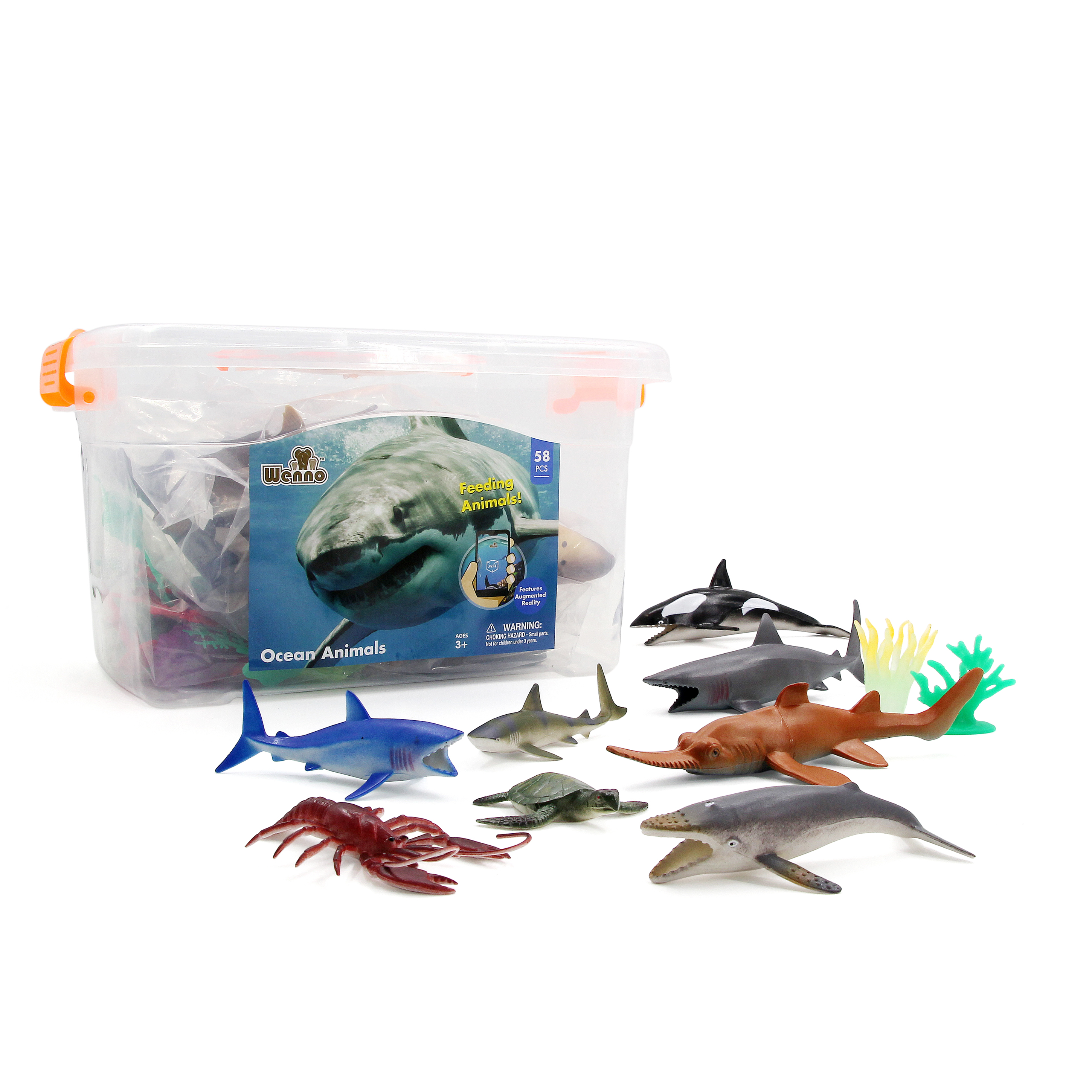 Wenno Small Bucket 48/Pkg-Dinosaur